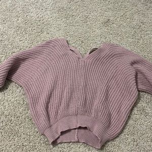 cropped sweater